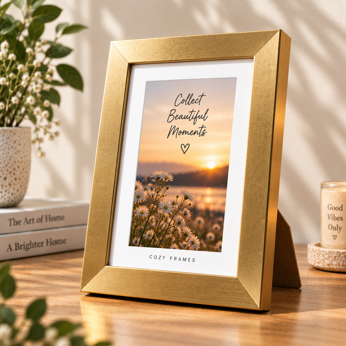 Premium Gold Accent Frame