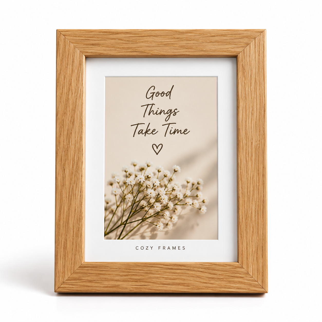 Natural Oak Photo Frame