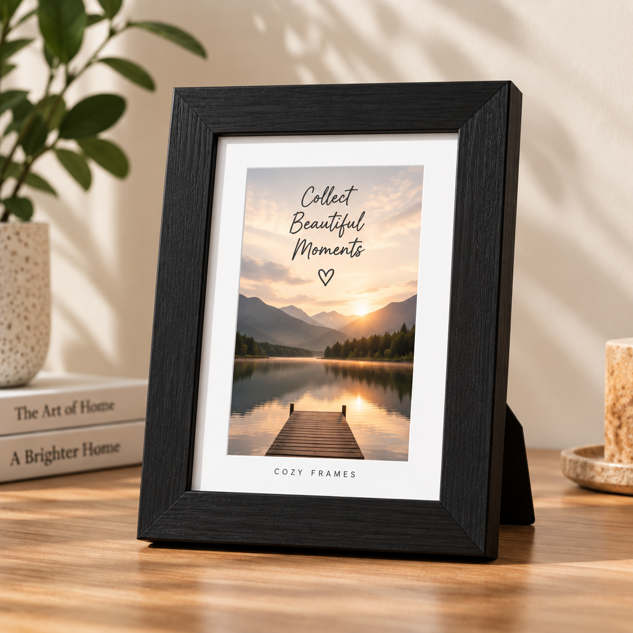 Minimal Black Memory Frame
