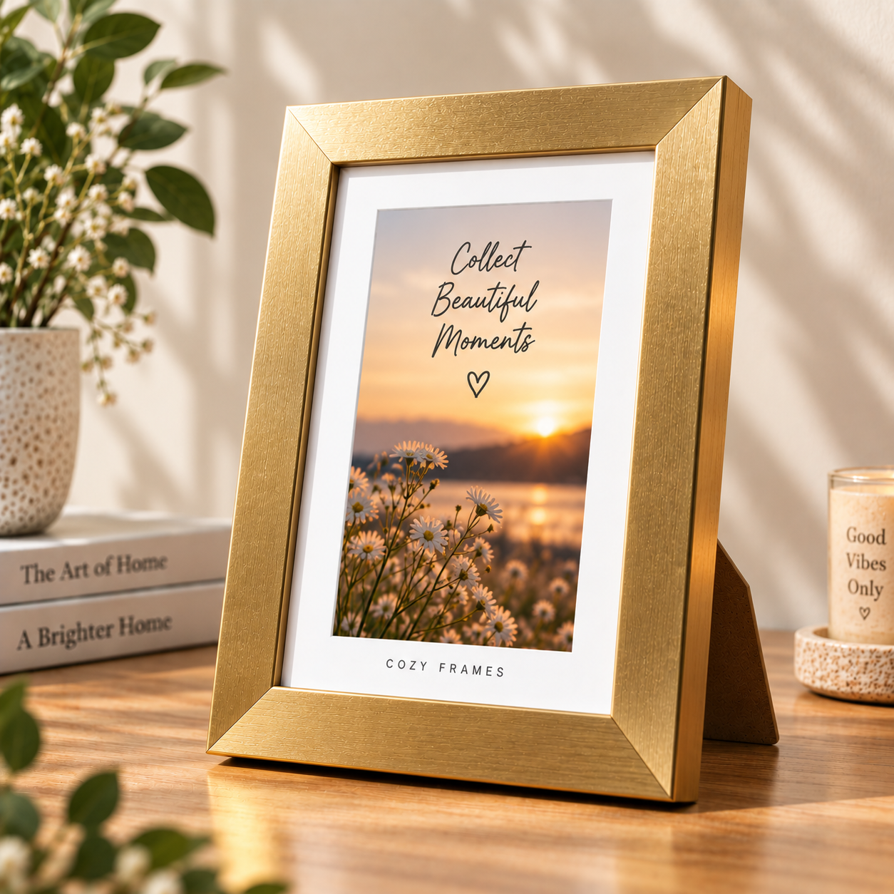 Premium Gold Accent Frame