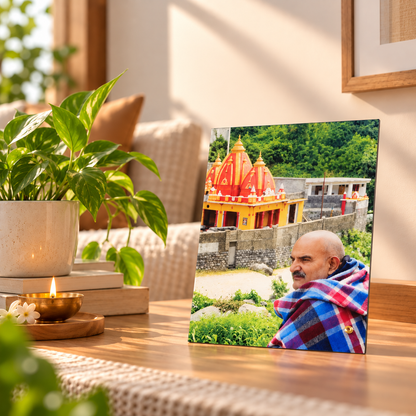 Kainchi Dham Divine Blessings Clear Acrylic Frame